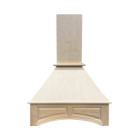 Unfinished Charleston Angled Hood 36" with Fan and Liner Largo - Buy Cabinets Today