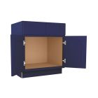 Navy Blue Shaker Sink Base Cabinet 30"W Largo - Buy Cabinets Today