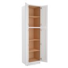 Craftsman White Shaker Utility Cabinet 24"W x 96"H Largo - Buy Cabinets Today