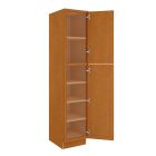 Charleston Toffee Utility Cabinet 18"W x 90"H Largo - Buy Cabinets Today