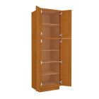 Charleston Toffee Utility Cabinet 24"W x 84"H Largo - Buy Cabinets Today