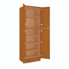 Charleston Toffee Utility Cabinet 30"W x 90"H Largo - Buy Cabinets Today