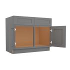 Grey Shaker Elite Sink Base Cabinet 42" Largo - Buy Cabinets Today