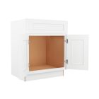 Shaker White Elite Sink Base Cabinet 27"W Largo - Buy Cabinets Today