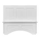 Shaker White Elite Square Hood 36" with Fan and Liner Largo - Buy Cabinets Today