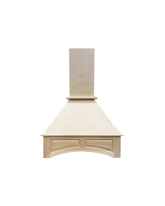 Unfinished Charleston Angled Hood 36" with Fan and Liner Largo - Buy Cabinets Today