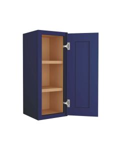 Navy Blue Shaker Wall Cabinet 12"W x 30"H Largo - Buy Cabinets Today
